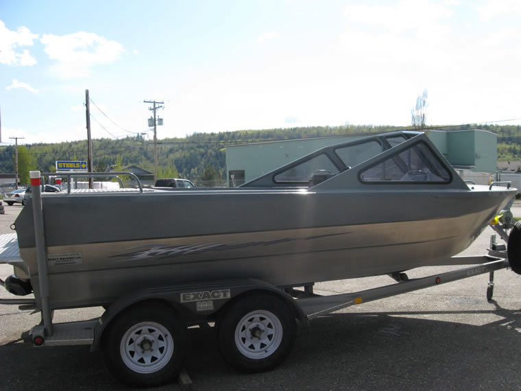 18 foot Expedition EXwelding aluminum jet boat